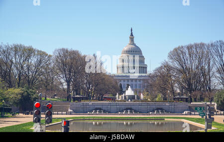 Le principali attrazioni di Washington DC - il Campidoglio US - Washington DC - COLUMBIA Foto Stock