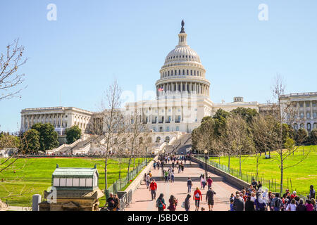 Le principali attrazioni di Washington DC - il Campidoglio US - Washington DC - COLUMBIA Foto Stock