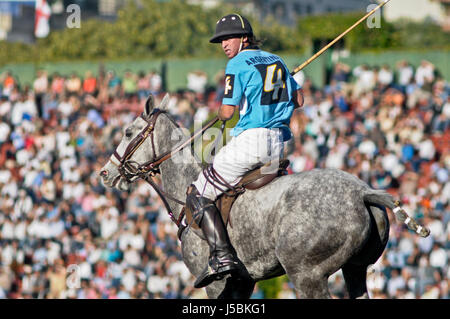 Argentina Polo Player Foto Stock