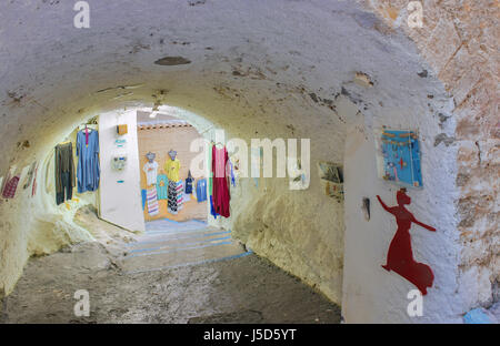 Dettagli dal centro medievale della città vecchia di Parga, nel litorale del Mar Ionio, Epiro, Grecia Foto Stock