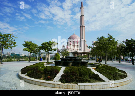 La moschea di putrajaya Foto Stock