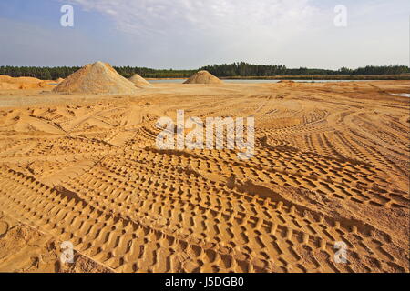 Buca di sabbia per adulti Foto Stock