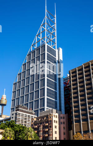 Deutsche Bank tower su Macquarie Street nel centro di Sydney, Nuovo Galles del Sud, Australia Foto Stock