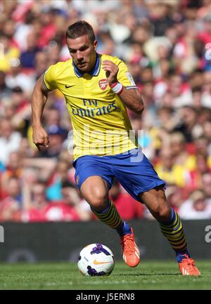 LUKAS PODOLSKI ARSENAL LONDON REGNO UNITO 03 Agosto 2013 Foto Stock