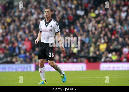 SCOTT PARKER Fulham FC Fulham FC Fulham Craven Cottage Londra Inghilterra 24 Agosto 2013 Foto Stock