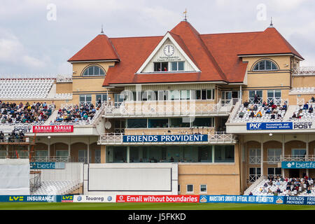 Il padiglione a Trent Bridge Cricket Ground Foto Stock