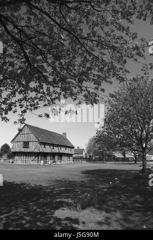 Molla, la sala controverso; Elstow village; Giovanni Bunyans natali; Bedfordshire, England, Regno Unito Foto Stock