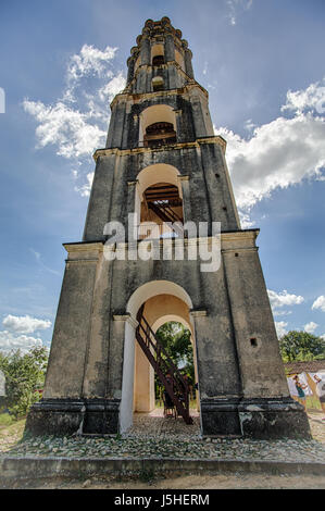 Manaca Iznaga vecchia torre di schiavitù vicino a Trinidad, Cuba Foto Stock