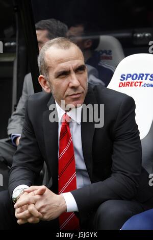 PAOLO DI CANIO SUNDERLAND MANAGER ST.JAMES NEWCASTLE Inghilterra 14 aprile 2013 Foto Stock