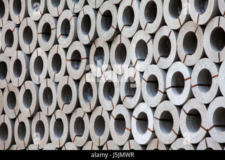 Le tubazioni in calcestruzzo, Germania Foto Stock