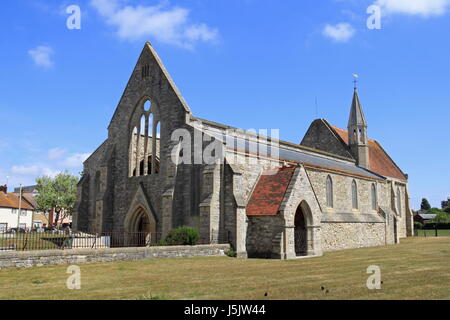 Royal chiesa Garrison, Grand Parade, Città Vecchia, Portsmouth, Hampshire, Inghilterra, Gran Bretagna, Regno Unito, Gran Bretagna, Europa Foto Stock