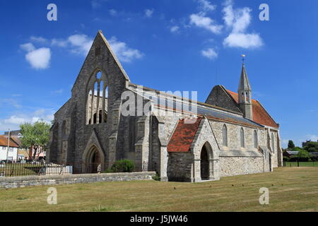 Royal chiesa Garrison, Grand Parade, Città Vecchia, Portsmouth, Hampshire, Inghilterra, Gran Bretagna, Regno Unito, Gran Bretagna, Europa Foto Stock