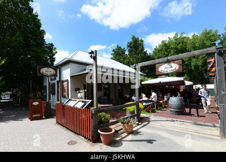 La Fattoria Shed bar & restaurant di Hahndorf, South Australia. Foto Stock