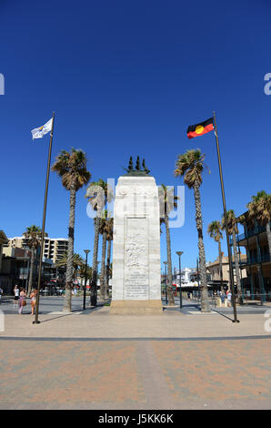 Pioneer memorial, Moseley Square, Glenelg, Adelaide, Australia del Sud Foto Stock