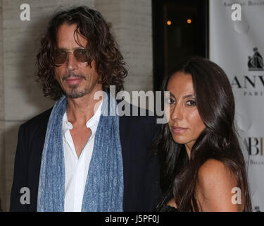 New York, NY, STATI UNITI D'AMERICA. Il 12 maggio 2017. Chris Cornell e valutazione frequentare l'American Ballet Theatre serata di apertura la molla gala tenutosi presso il teatro Metropolitan Opera House al Lincoln Center il 12 maggio 2014 in New York City. Credito: Brent N. Clarke/Sp/media/punzone Alamy Live News Foto Stock