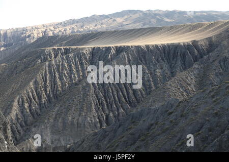 Karamay, Karamay, Cina. Il 7 maggio, 2017. Karamay, Cina - 7 Maggio 2017: (solo uso editoriale. Cina OUT).L'Dushanzi Grand Canyon in Karamay, a nord-ovest della Cina di Xinjiang Uygur Regione autonoma. Credito: SIPA Asia/ZUMA filo/Alamy Live News Foto Stock