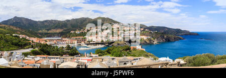 Francia, Pirenei Orientali, Cerbere Foto Stock