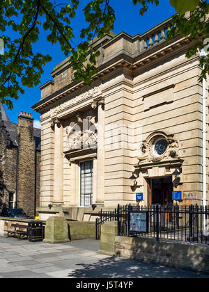 Harrogate Carnegie Library edificio circa 1904 Harrogate North Yorkshire, Inghilterra Foto Stock