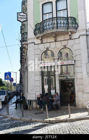 Pasteleria Padaria Sao Roque, panetteria nel Bairro Alto, Lisbona, Portogallo Foto Stock