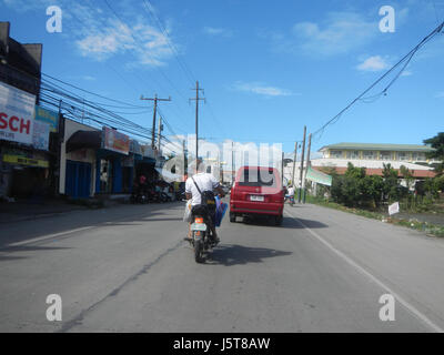 02298 Baliuag, Bulacan-Candaba, Pampanga Road 15 Foto Stock