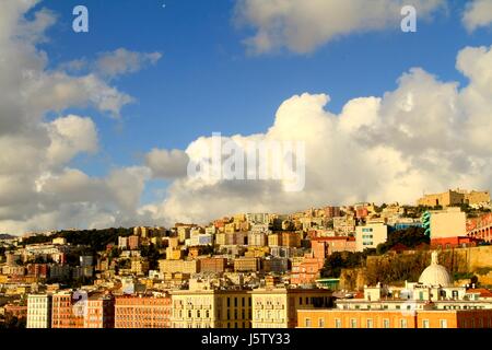 La città di Napoli, Italia Foto Stock