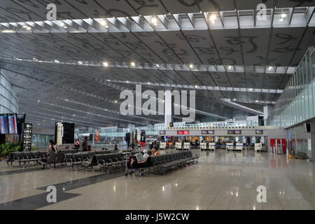 Netaji Subhas Chandra Bose International Airport, Kolkata (Calcutta), India il 12 febbraio 2016. Foto Stock