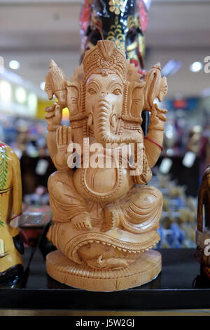 Ganesh statua in Aeroporto Internazionale di Delhi il 19 febbraio 2016. Foto Stock