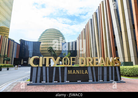 Feb 18, 2017 La Città dei Sogni(hotel, casinò e complesso per lo shopping) a Manila nelle Filippine Foto Stock