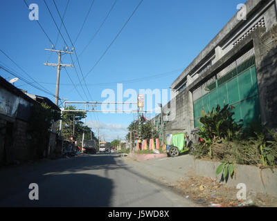 001 Barangays Caingin Tambubong Batia Bocaue Bulacan strade campi 18 Foto Stock