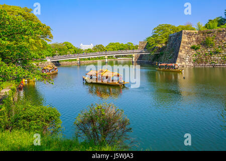 Ponte Gokuraku Osaka Foto Stock