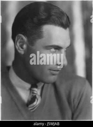 Attore Richard Arlen, pubblicità ritratto guardando a sinistra, 1920 Foto Stock