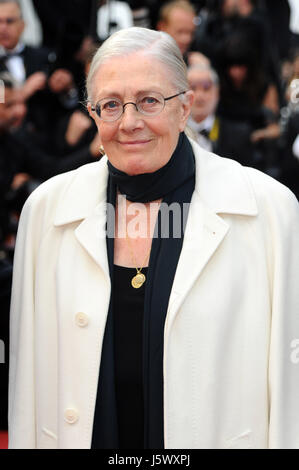 Settantesimo Cannes Film Festival 2017, tappeto rosso film 'Loveless (Nelyubov)'. Nella foto : Vanessa Redgrave, Carlo Gabriel Nero Foto Stock