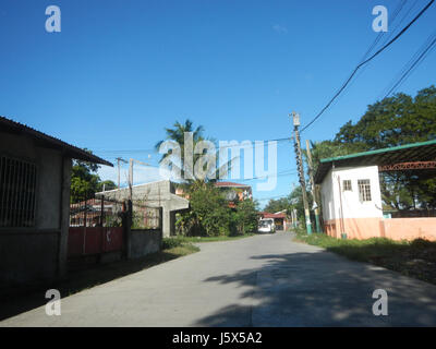 Questa voce si riferisce a varie strade e strade della città di Gapan, tra cui Barangays San Lorenzo e Mangino. Le strade sono significative per i trasporti locali e la pianificazione urbana. Foto Stock