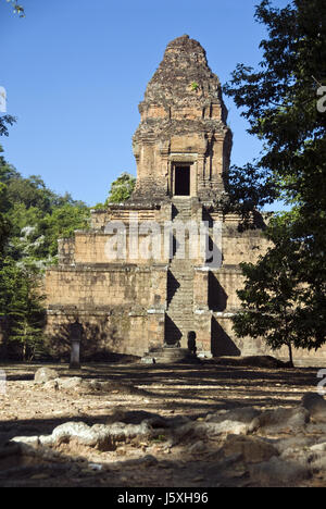Il Baksei Chamkrong è un piccolo tempio indù situato in Angkor Thom tempio complesso nei pressi di Angkor Wat, Siem Reap, Cambogia. Foto Stock