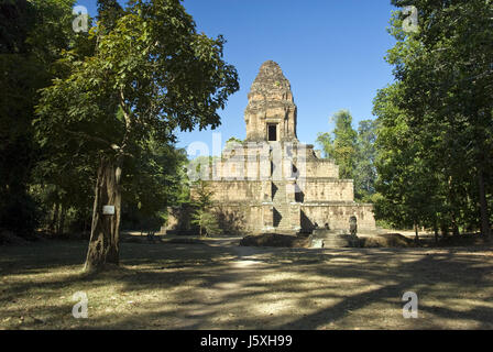 Il Baksei Chamkrong è un piccolo tempio indù situato in Angkor Thom tempio complesso nei pressi di Angkor Wat, Siem Reap, Cambogia. Foto Stock