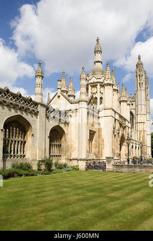 King's College casa di gate e archi , Università di Cambridge Foto Stock