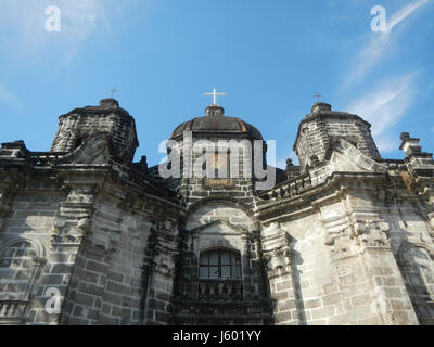 02548 Torri campane di San Luigi Gonzaga Chiesa San Luis, Pampanga 03 Foto Stock