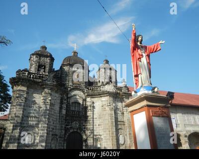 02548 Torri campane di San Luigi Gonzaga Chiesa San Luis, Pampanga 22 Foto Stock