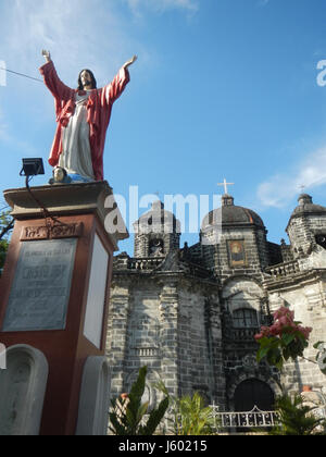 02548 Torri campane di San Luigi Gonzaga Chiesa San Luis, Pampanga 21 Foto Stock