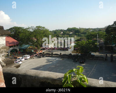 02548 Torri campane di San Luigi Gonzaga Chiesa San Luis, Pampanga 40 Foto Stock