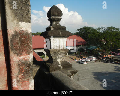 02548 Torri campane di San Luigi Gonzaga Chiesa San Luis, Pampanga 43 Foto Stock