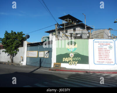 Questo titolo si riferisce a un indirizzo specifico di Pasig City, Filippine, che probabilmente documenta un evento o un riferimento legato a questa località. Foto Stock