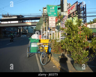 Questo titolo sembra riferirsi ad un indirizzo specifico nella città di Pasig, Filippine, associato ad un'area locale o ad una località residenziale a Bagong Ilog, probabilmente parte dello sviluppo urbano di Pasig. Foto Stock