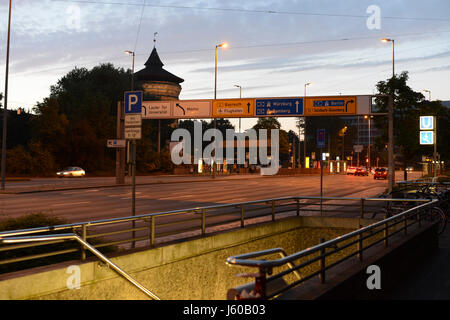 Rathenauplatz, Norimberga, Baviera, Germania Foto Stock