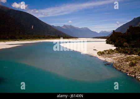 Jackson Bay Nuova Zelanda Isola del Sud Costa Ovest Foto Stock