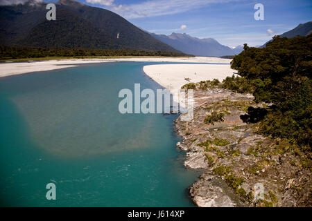 Jackson Bay Nuova Zelanda Isola del Sud Costa Ovest Foto Stock