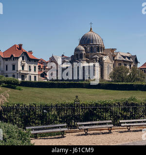 Chiesa ortodossa di stile bizantino nella città di Biarritz, Aquitania, in Francia, in Europa Foto Stock