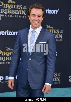 Los Angeles, Stati Uniti d'America. 18 Maggio, 2017. Ben O'Toole arrivando a i pirati dei Caraibi- Dead Men Tell No Tales Premiere al Dolby Theatre di Los Angeles. Maggio 18, 2017. Credito: Tsuni / USA/Alamy Live News Foto Stock