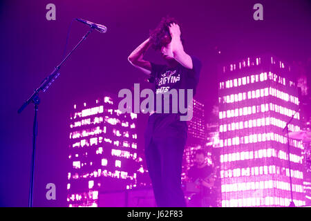 San Paolo, MN, Stati Uniti d'America. Il 17 maggio 2017. Il 1975 eseguire a Roy Wilkins Auditorium, 17 maggio 2017 a St. Paul, Minnesota. Credito: Tony Nelson/media/punzone Alamy Live News Foto Stock