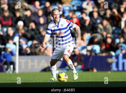 SHAUN DERRY Queens Park Rangers FC Londra Inghilterra Regno Unito 02 Febbraio 2013 Foto Stock